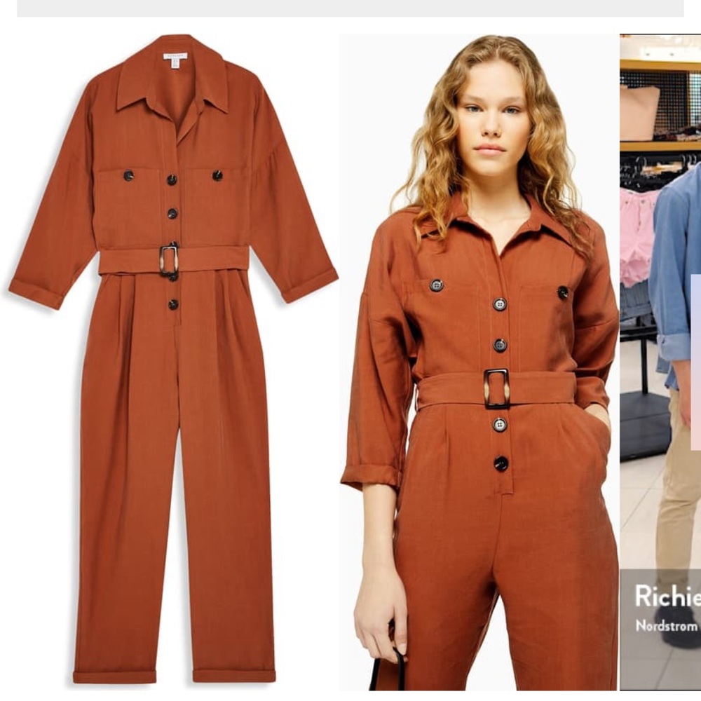 COPY - Top Shop boiler utility suit jumper